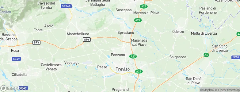 Lancenigo-Villorba, Italy Map