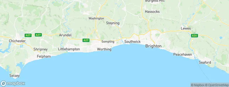 Lancing, United Kingdom Map