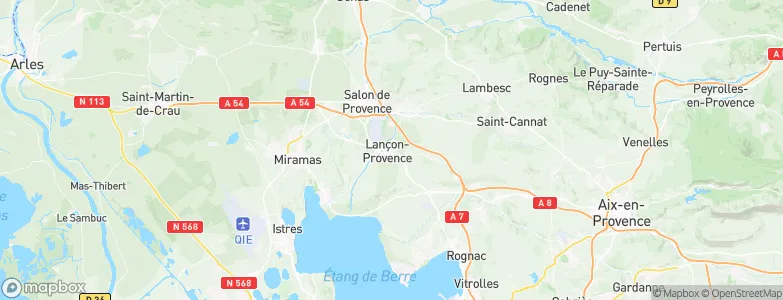 Lançon-Provence, France Map