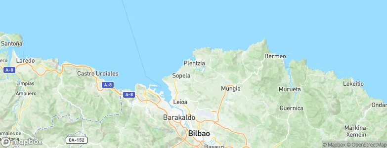 Landa, Spain Map