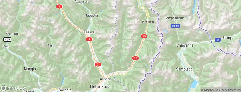 Landarenca, Switzerland Map