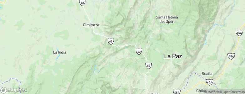 Landázuri, Colombia Map