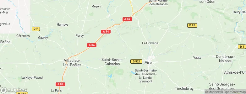 Landelles-et-Coupigny, France Map