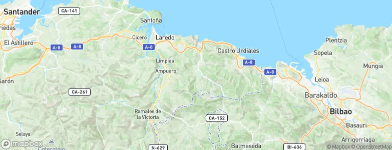 Landeral, Spain Map