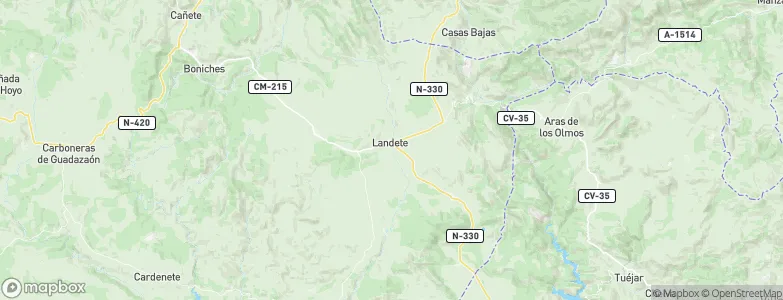 Landete, Spain Map