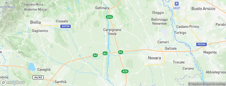 Landiona, Italy Map