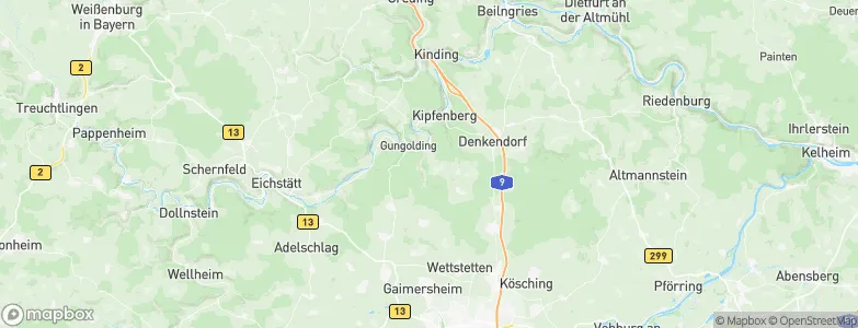 Landkreis Eichstätt, Germany Map