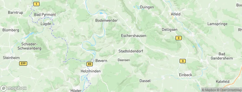Landkreis Holzminden, Germany Map