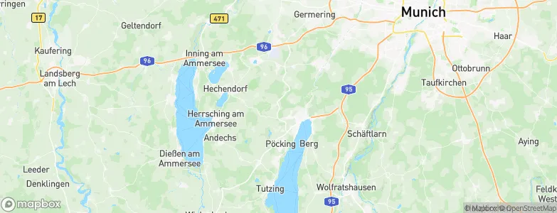 Landkreis Starnberg, Germany Map