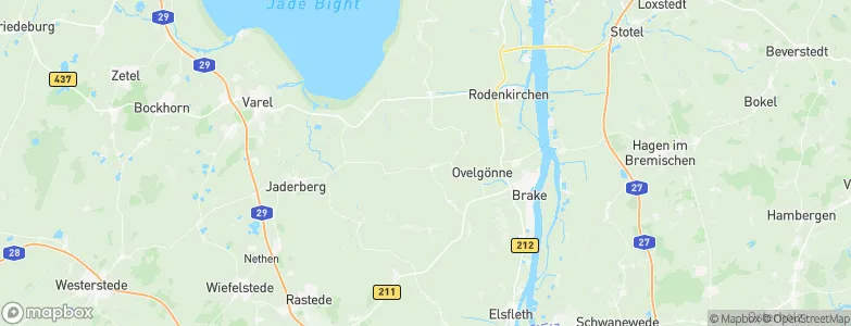 Landkreis Wesermarsch, Germany Map
