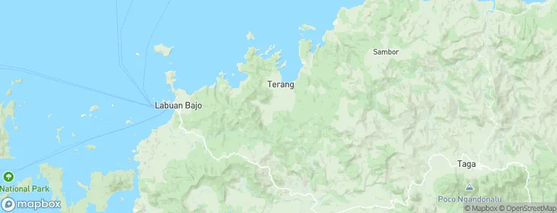 Lando, Indonesia Map