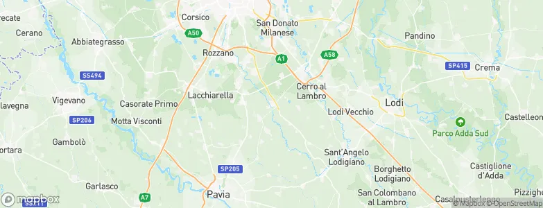 Landriano, Italy Map