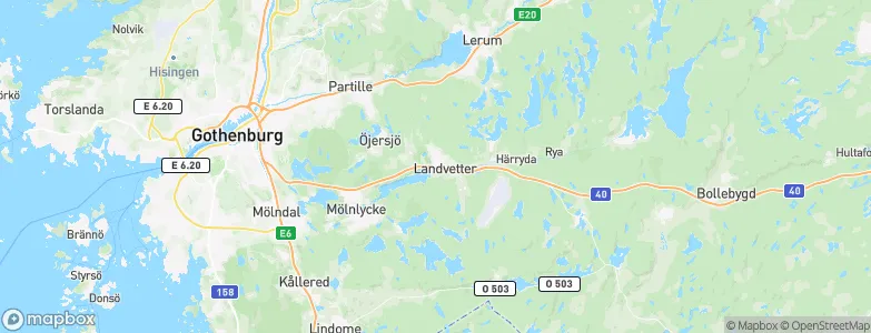 Landvetter, Sweden Map