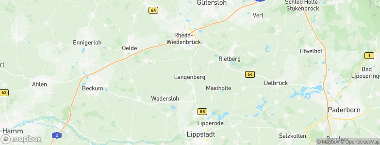 Langenberg, Germany Map