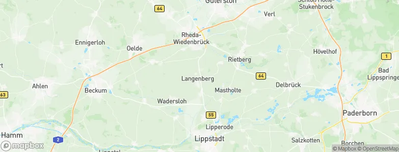 Langenberg, Germany Map