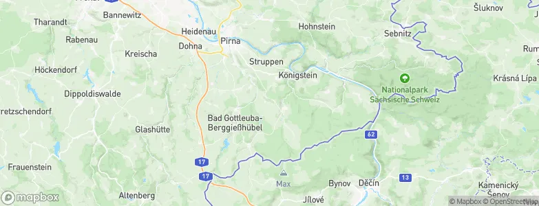 Langenhennersdorf, Germany Map