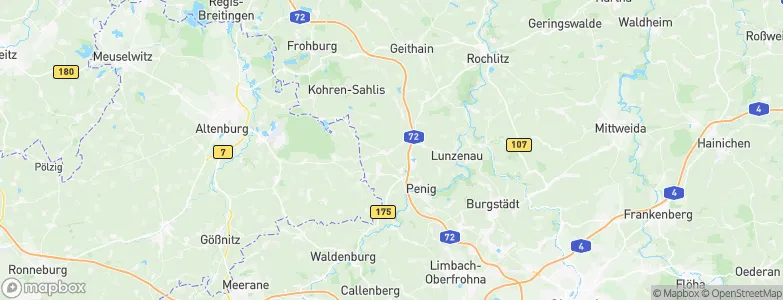 Langenleuba-Oberhain, Germany Map