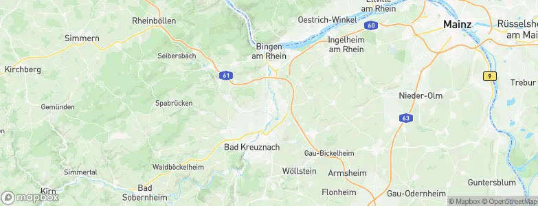 Langenlonsheim, Germany Map