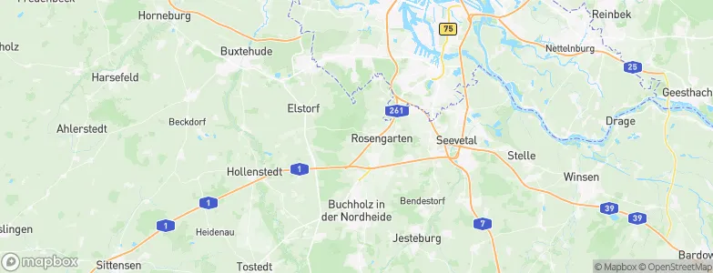 Langenrehm, Germany Map
