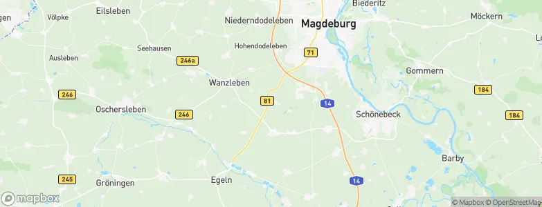Langenweddingen, Germany Map