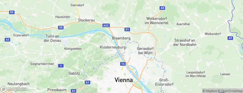 Langenzersdorf, Austria Map