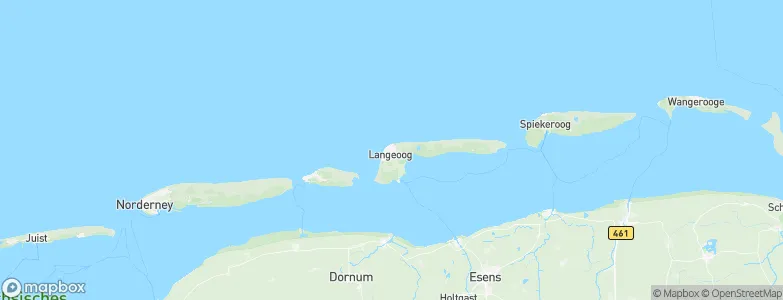 Langeoog, Germany Map