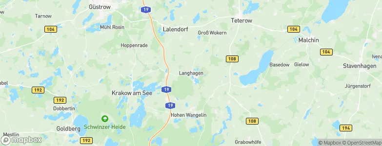 Langhagen, Germany Map