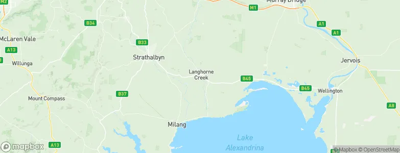 Langhorne Creek, Australia Map