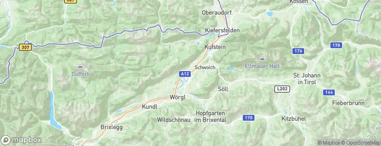 Langkampfen, Austria Map
