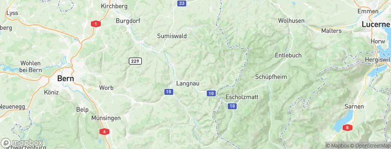 Langnau im Emmental, Switzerland Map