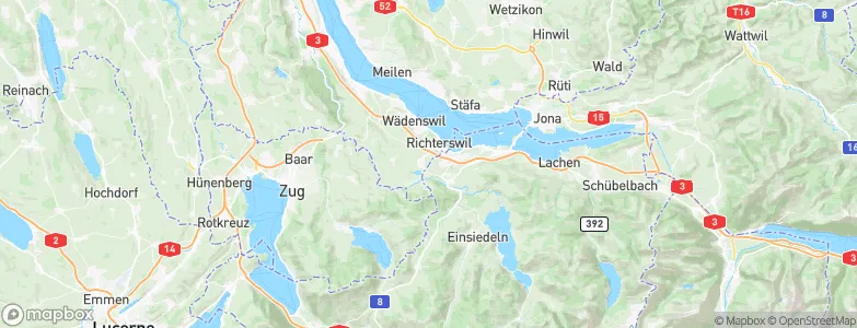 Langrain, Switzerland Map