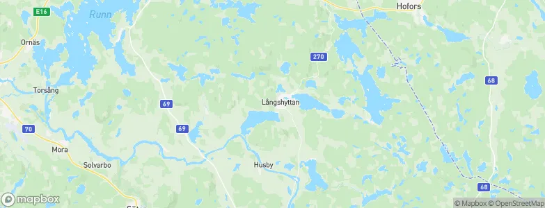 Långshyttan, Sweden Map