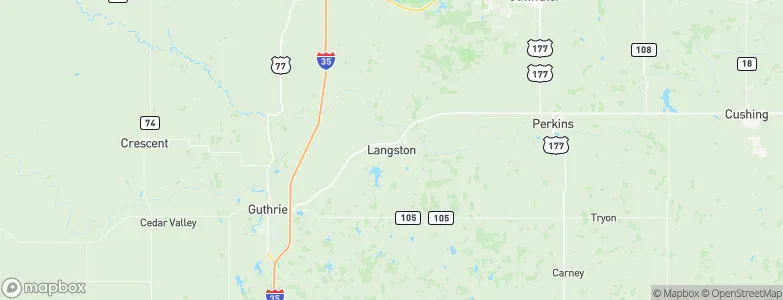 Langston, United States Map