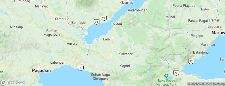 Lanipao, Philippines Map