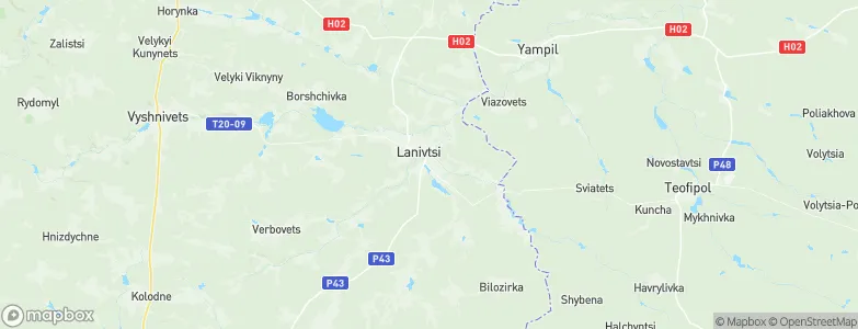 Lanivtsi, Ukraine Map