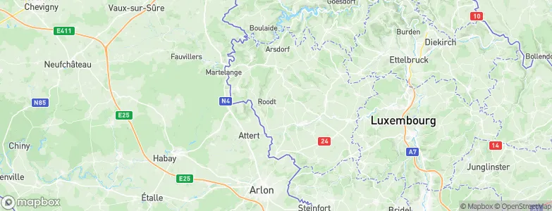 Lannen, Luxembourg Map