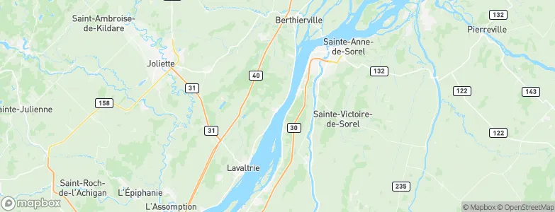Lanoraie, Canada Map