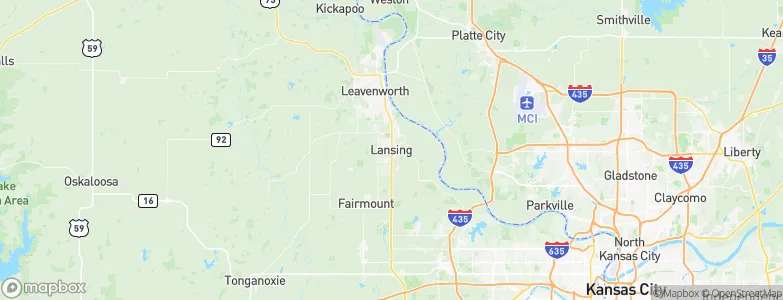 Lansing, United States Map