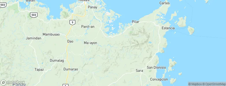 Lantangan, Philippines Map