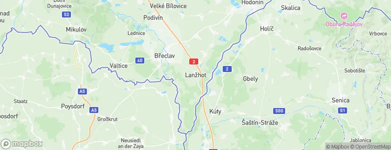 Lanžhot, Czechia Map