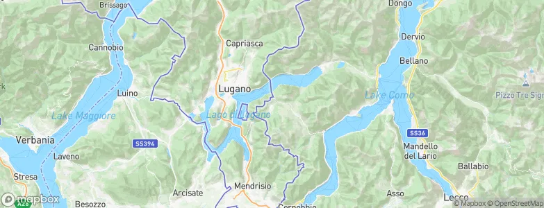 Lanzo d'Intelvi, Italy Map