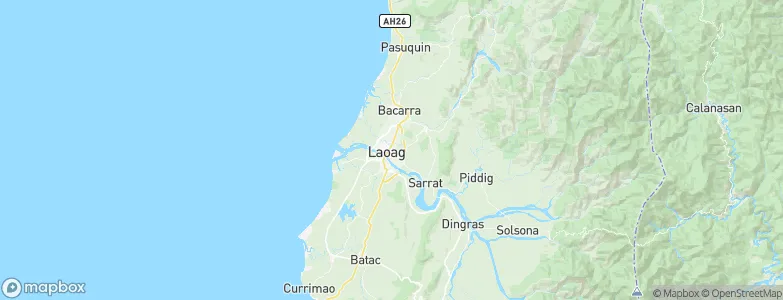 Laoag City, Philippines Map