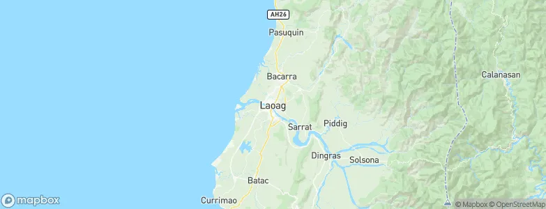Laoag, Philippines Map