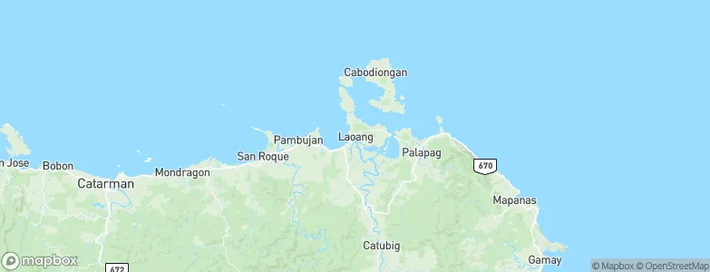Laoang, Philippines Map
