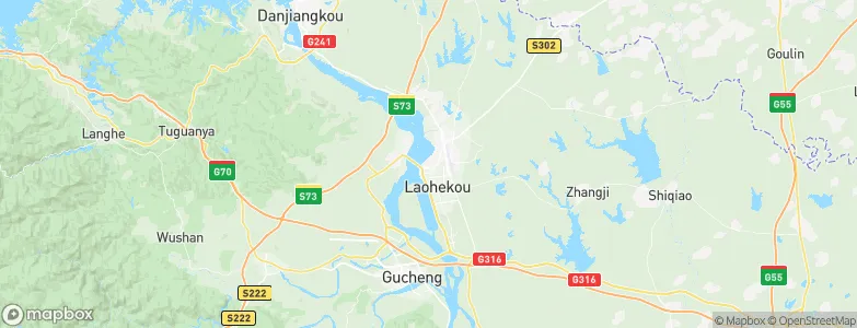 Laohekou, China Map