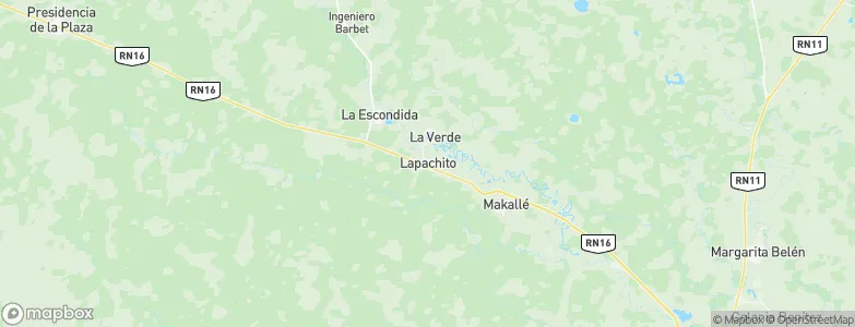 Lapachito, Argentina Map