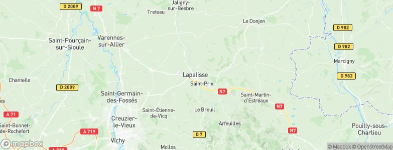 Lapalisse, France Map