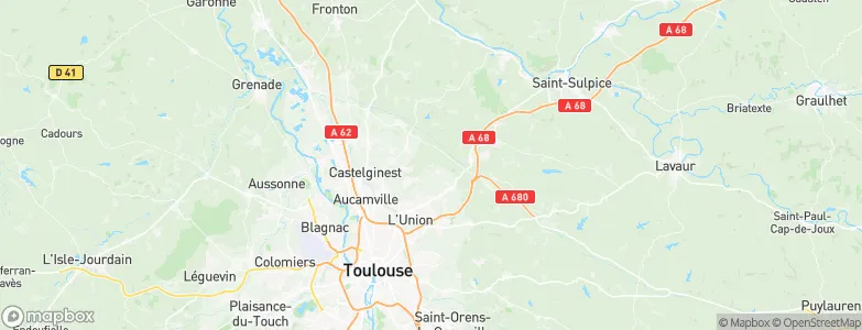Lapeyrouse-Fossat, France Map
