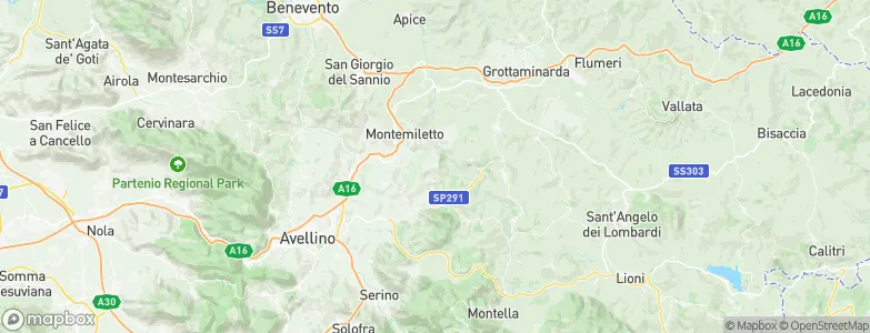 Lapio, Italy Map