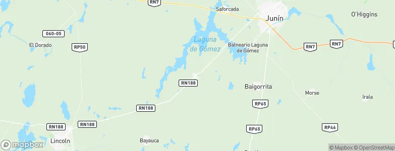 Laplacette, Argentina Map